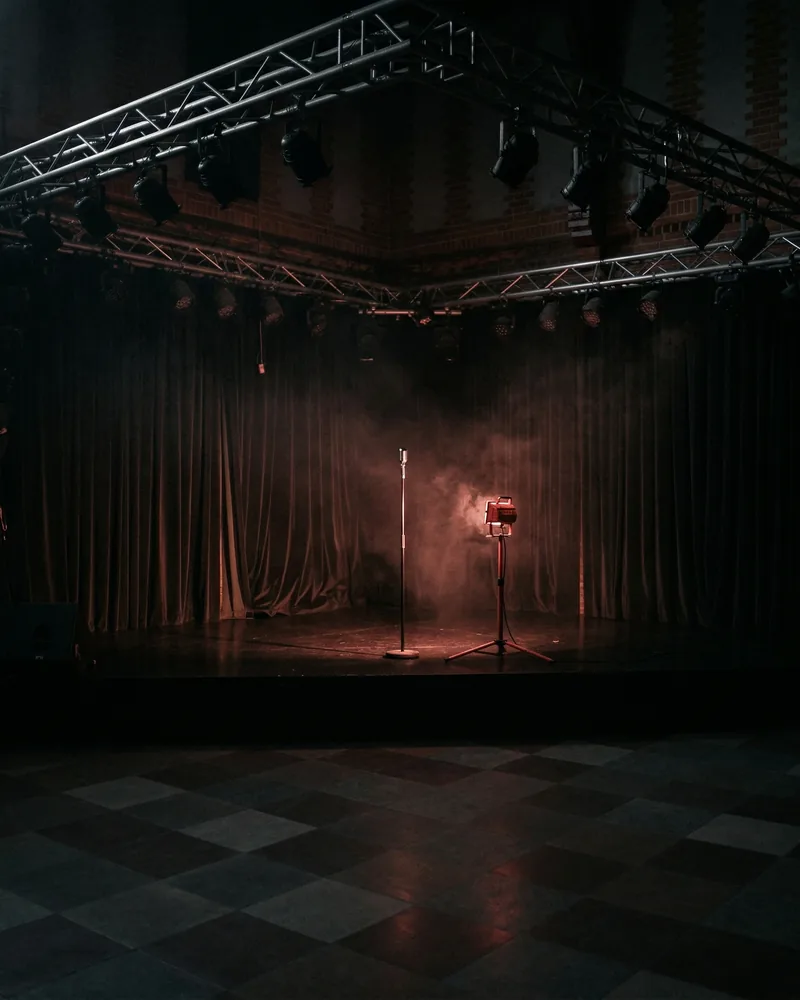 Koncertscene på Lygten Station